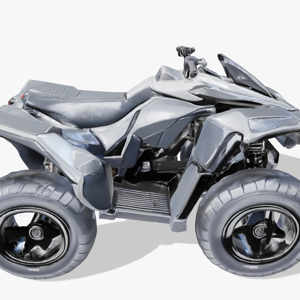 Futuristic Graphite Quad Bike model pack